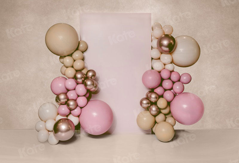 Kate Pink Balloons Backdrop Birthday Designed by Uta Mueller Photography