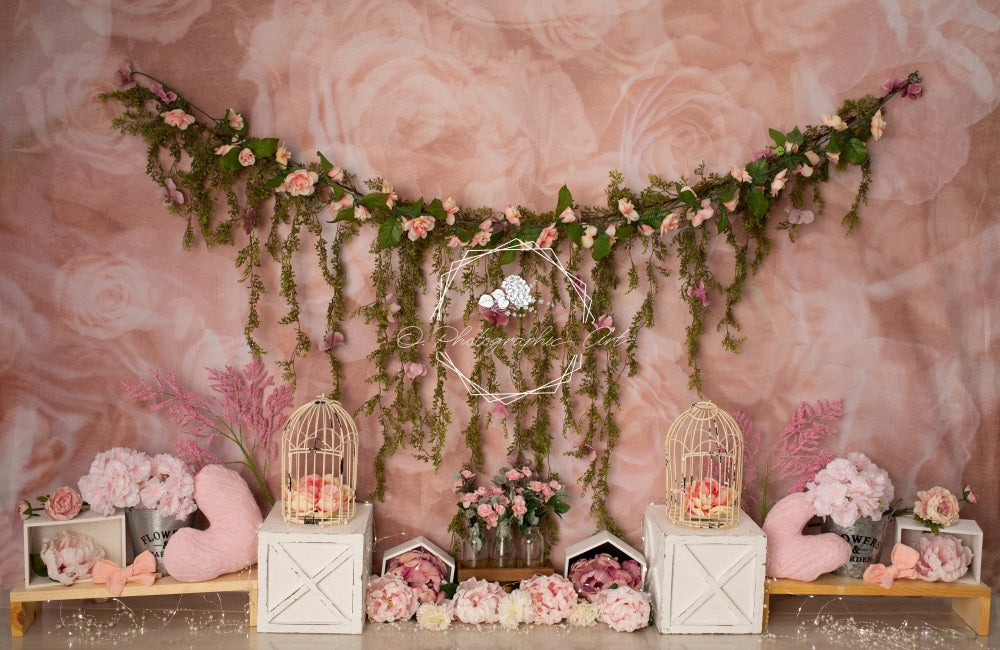 Kate Pink Elegance Backdrop for Photography Designed by Jenna Onyia