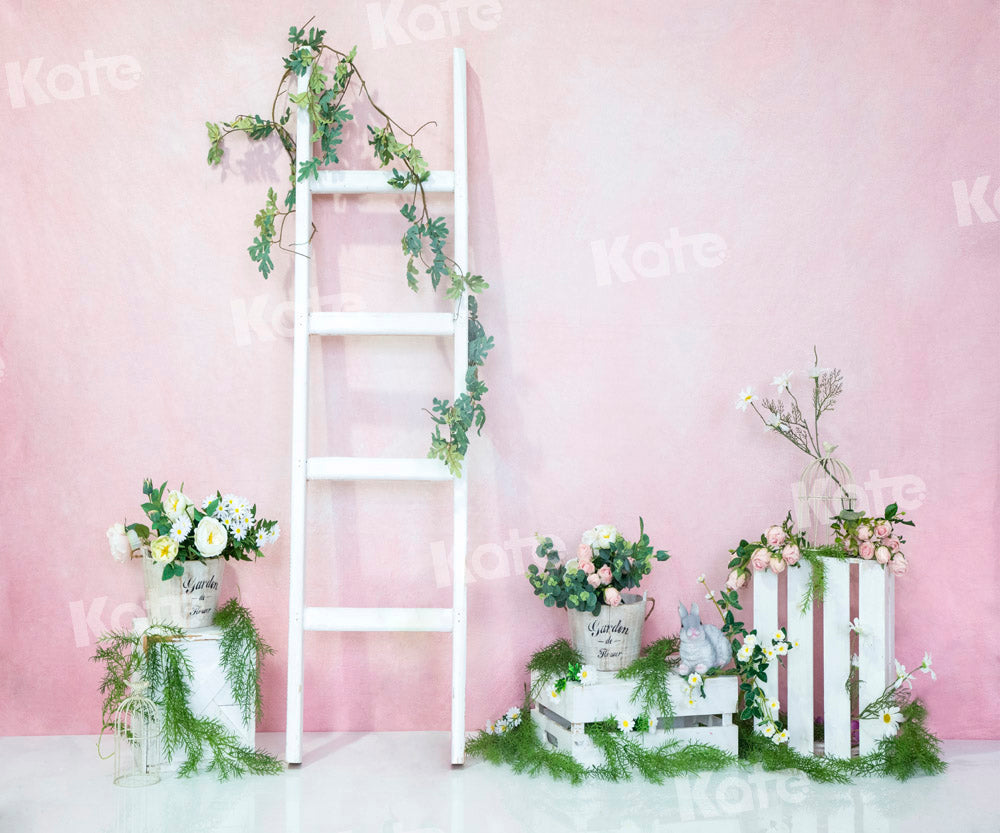 Kate Pink Spring Ladder Backdrop Designed by Emetselch