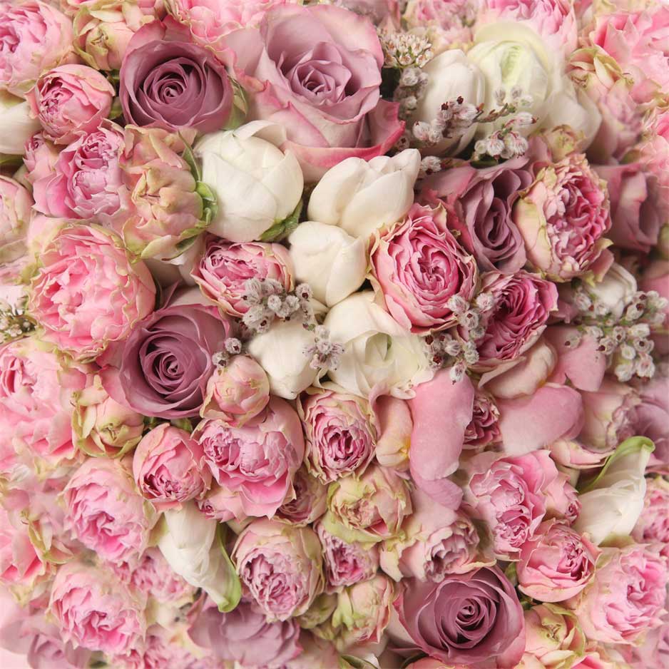 Kate Pink White Florals For Wedding Photo Studio Valentine's Day Backdrops - Katebackdrop