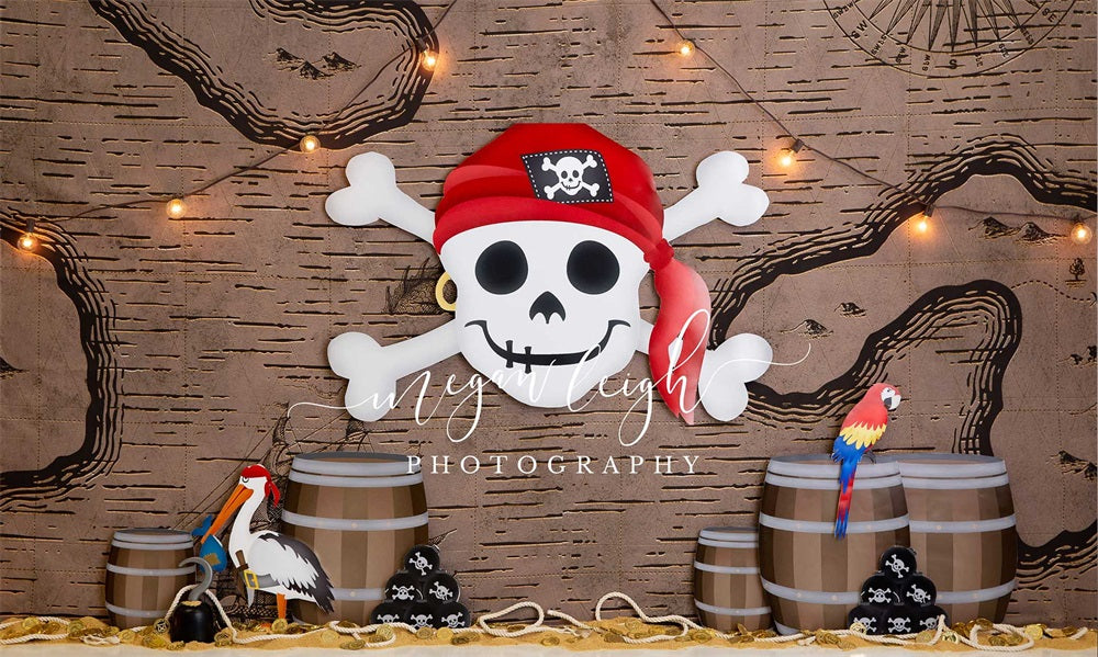 Kate Pirateahoy Backdrop Cake Smash for Photography Designed by Megan Leigh Photography