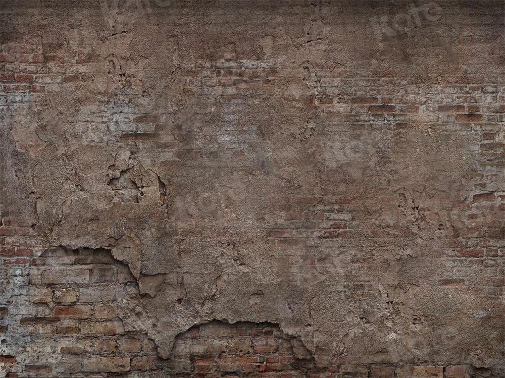 Kate Retro Brick Wall Backdrop Shabby for Photography