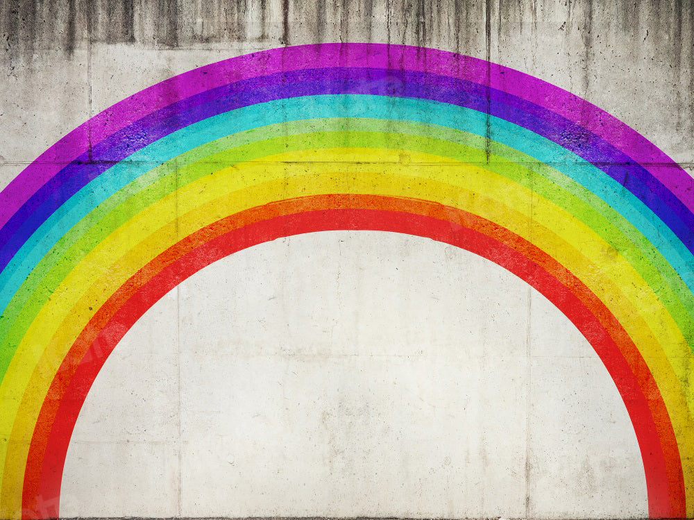 Kate Retro Rainbow Wall Backdrop for Photography