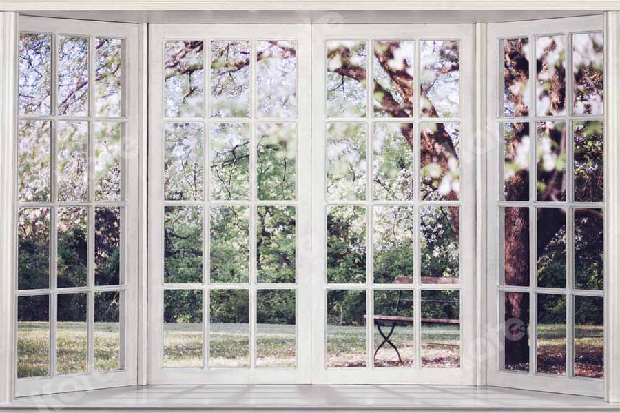 Outside Window Backdrop Elegant Garden Window View Backdrop