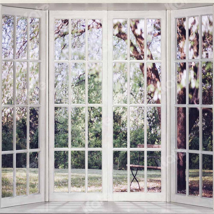 Outside Window Backdrop Elegant Garden Window View Backdrop