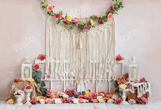 Kate Spring Boho Printed Backdrop Flower Designed by Emetselch