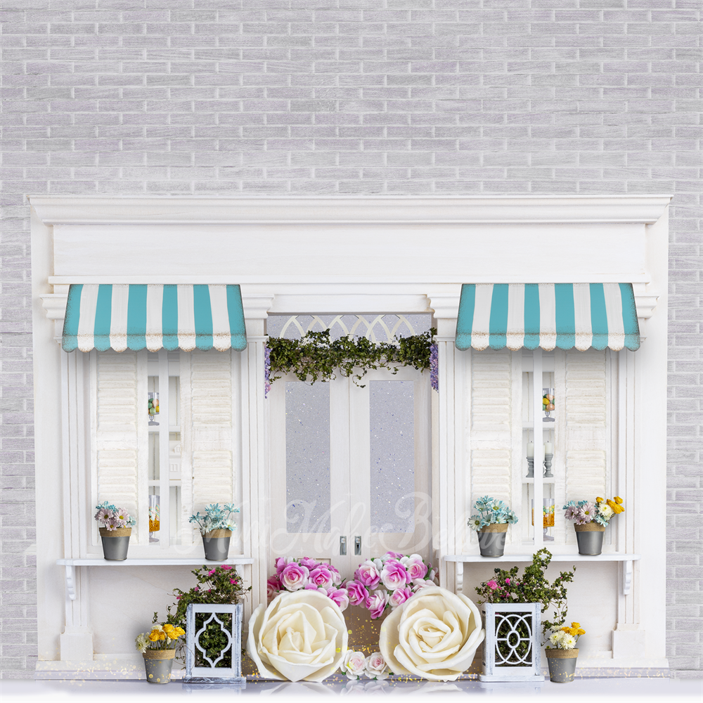Kate Spring/Easter Backdrop Flower Candy Store Designed by Mini MakeBelieve