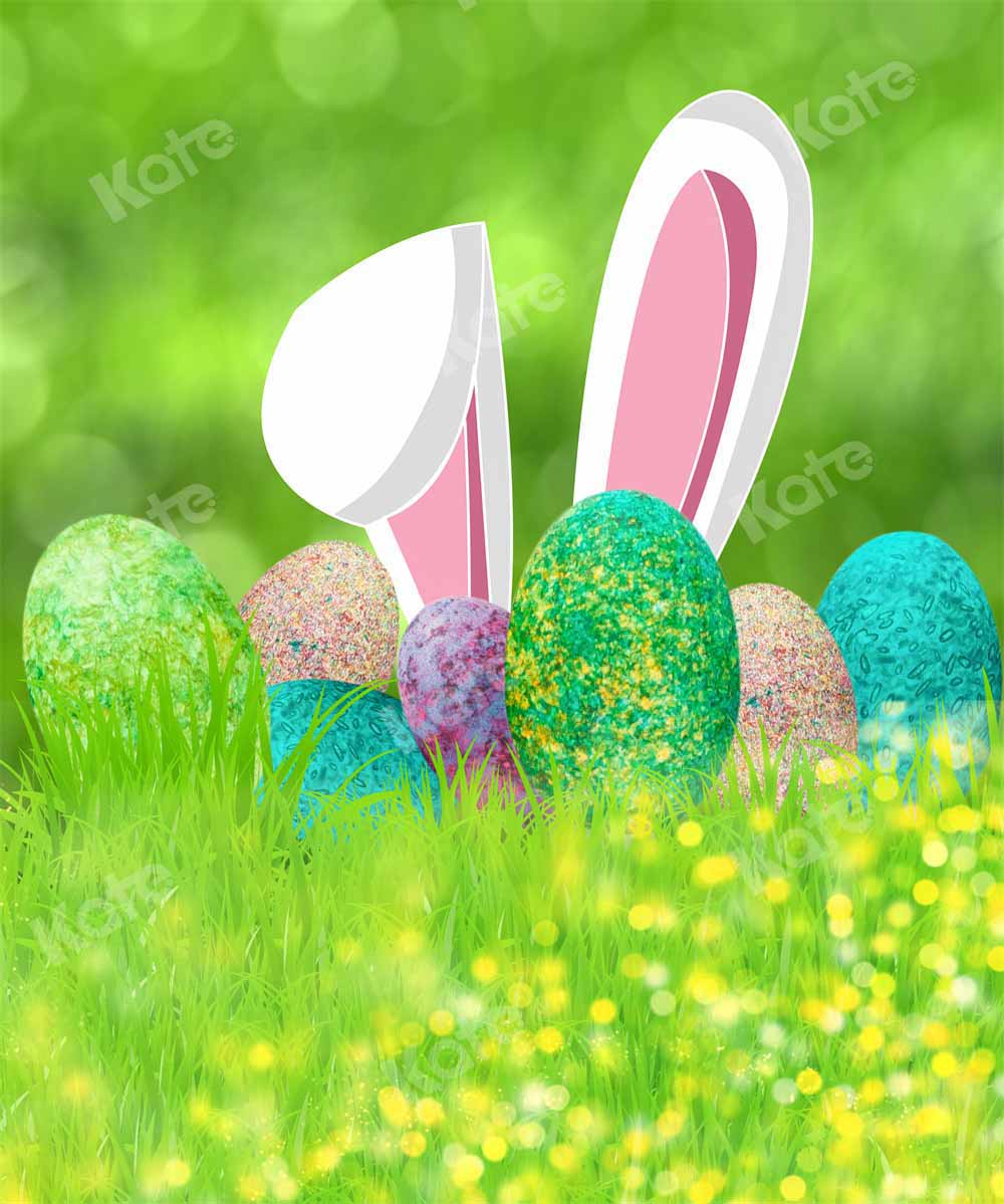 Kate Spring/Easter Eggs Backdrop Rabbit Designed by Chain Photography