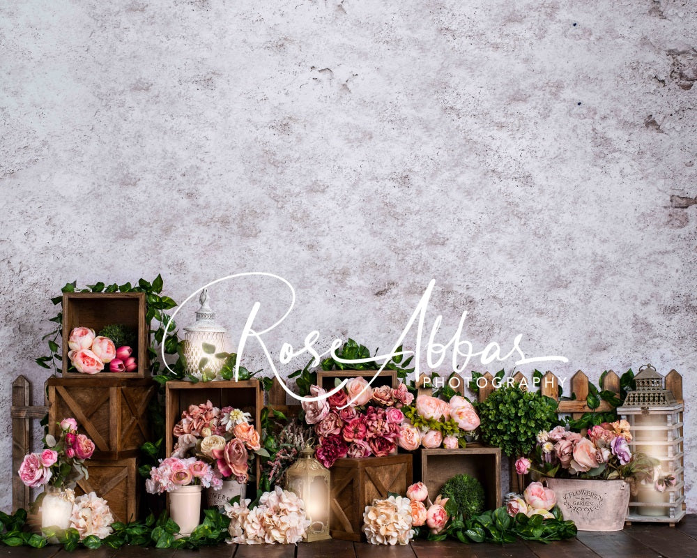 Kate Spring Flowers Backdrop Garden for Photography Designed By Rose Abbas
