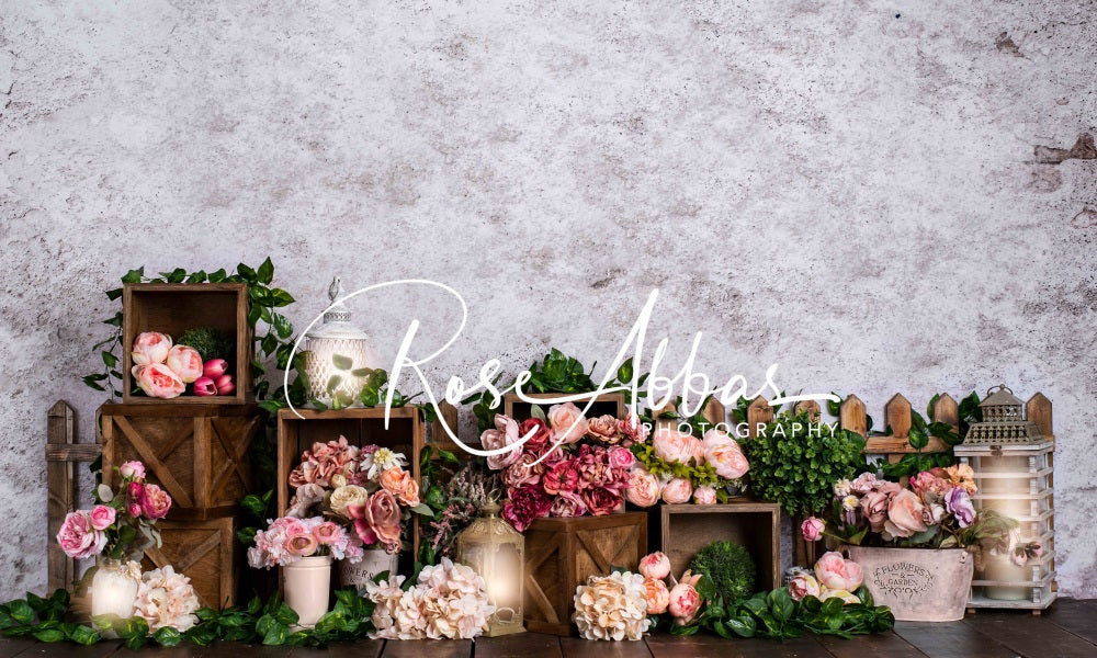 Kate Spring Flowers Backdrop Garden for Photography Designed By Rose Abbas