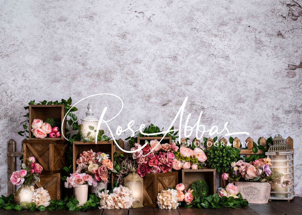 Kate Spring Flowers Backdrop Garden for Photography Designed By Rose Abbas