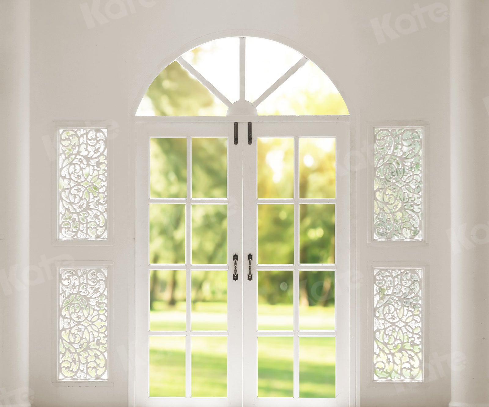 Kate Spring Stylish Door Backdrop White Windows for Photography