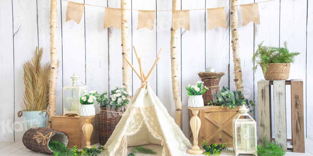 Kate Spring/Summer Wooden Backdrop Tent Designed by Emetselch