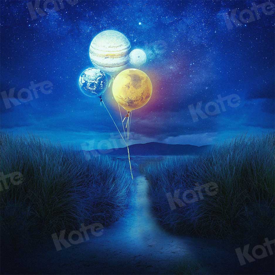 Kate Starry Night Planet Backdrop for Photography