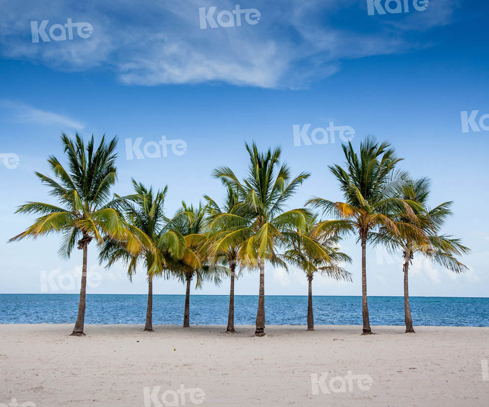 Kate Summer Beach Backdrop Coconut Tree Designed by Chain Photography