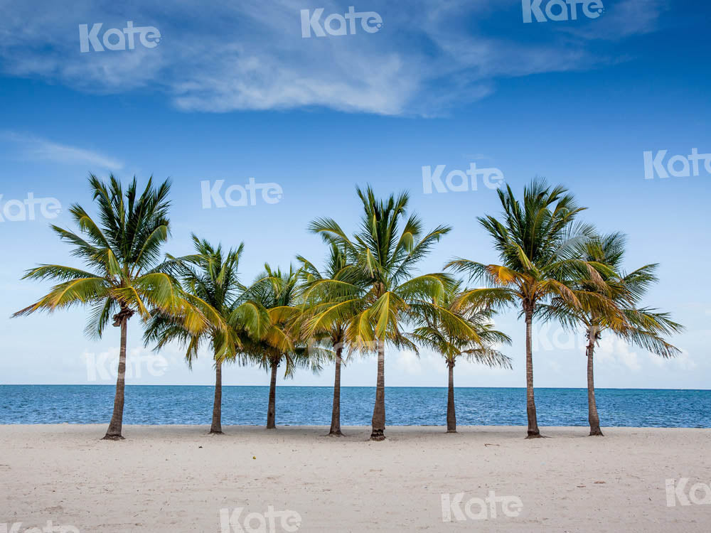 Kate Summer Beach Backdrop Coconut Tree Designed by Chain Photography