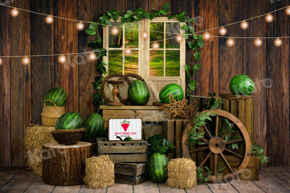Kate Summer Watermelon Farm Backdrop Designed by Emetselch