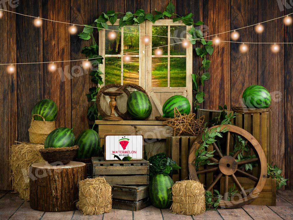 Kate Summer Watermelon Farm Backdrop Designed by Emetselch
