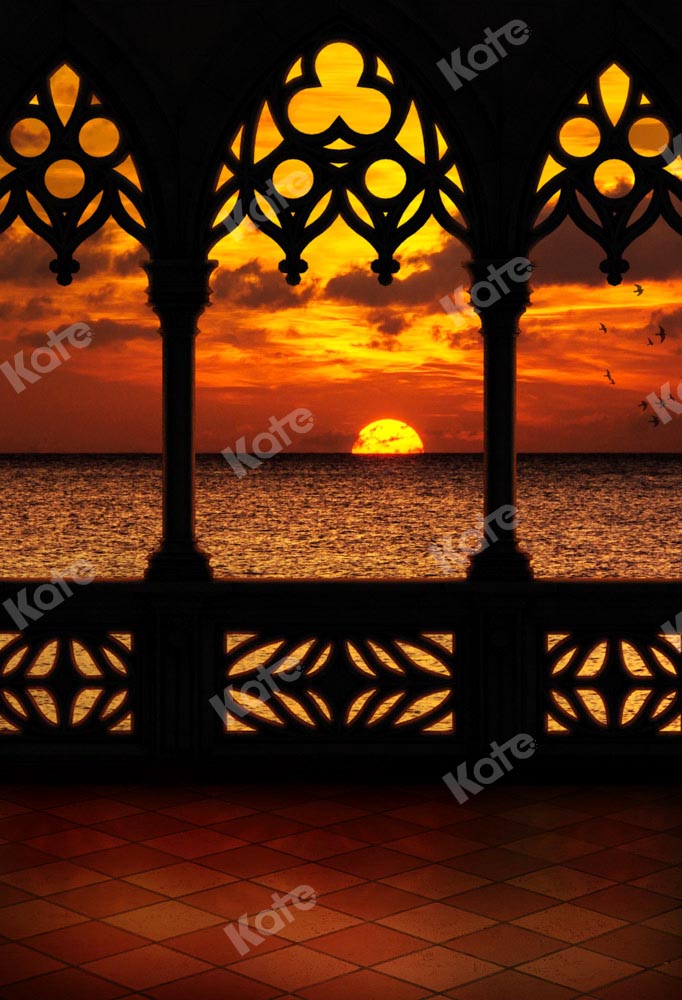 Kate Sunset Balcony Backdrop Designed by Chain Photography