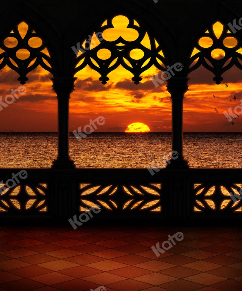 Kate Sunset Balcony Backdrop Designed by Chain Photography