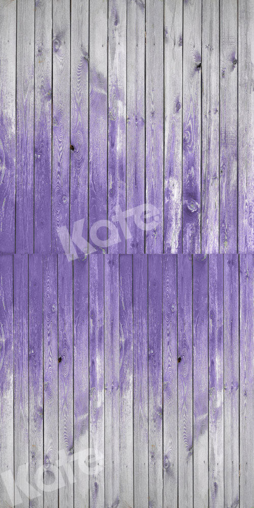 Kate Sweep Wood Splicing Backdrop Part Purple Designed by Chain Photography