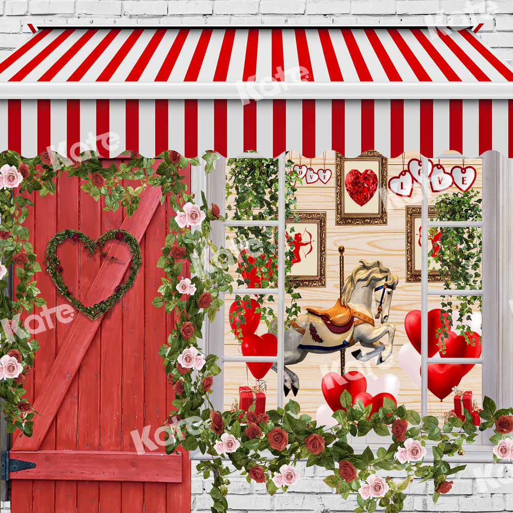 Kate Valentine's Day Backdrop Cupid Store Designed by Chain Photography
