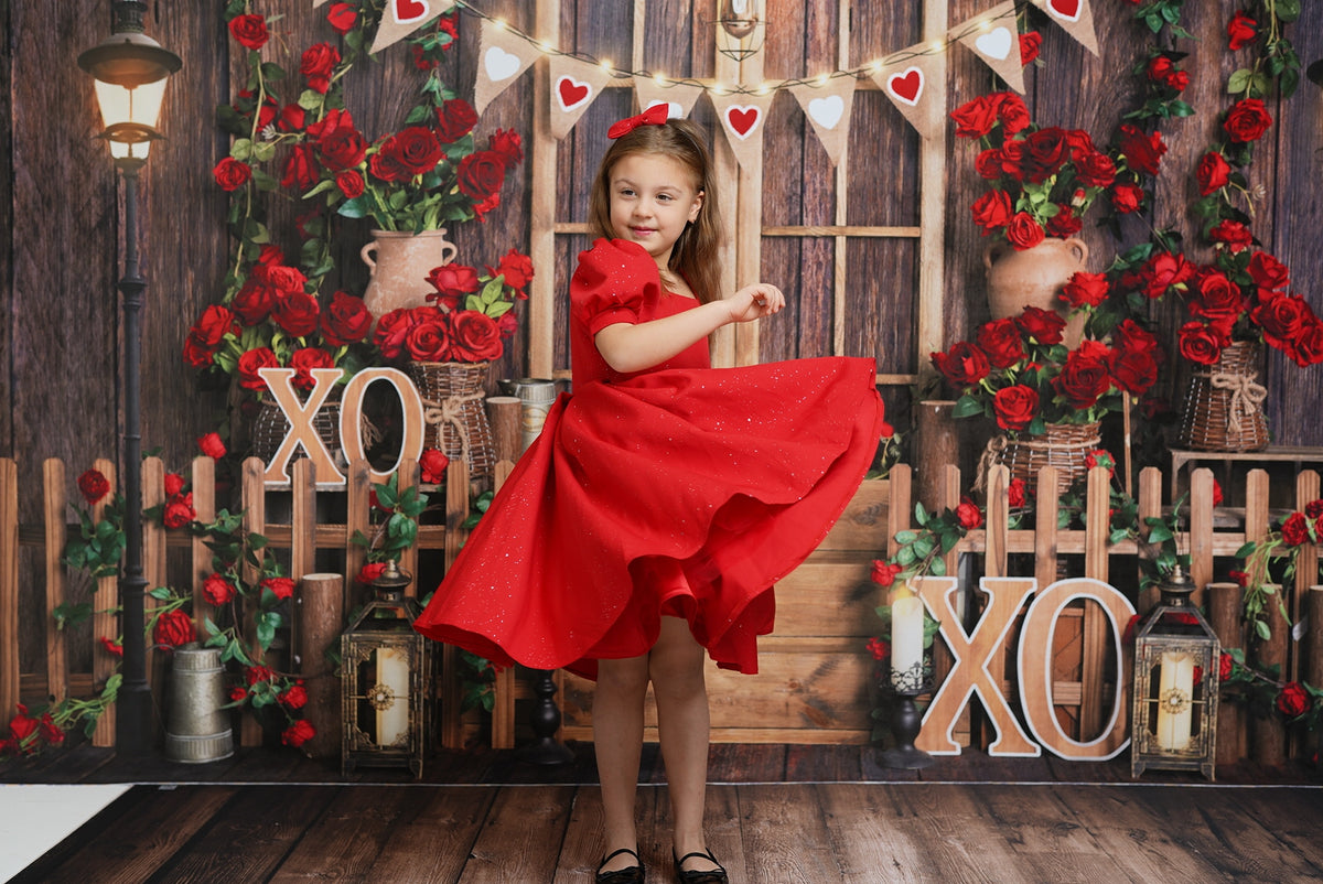 Kate Valentine's day Backdrop Rose Manor Board