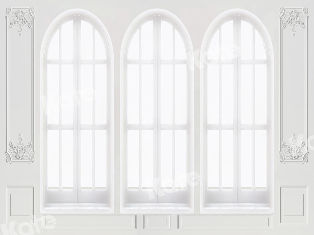 Kate White Bright Windows Backdrop Designed by Chain Photography