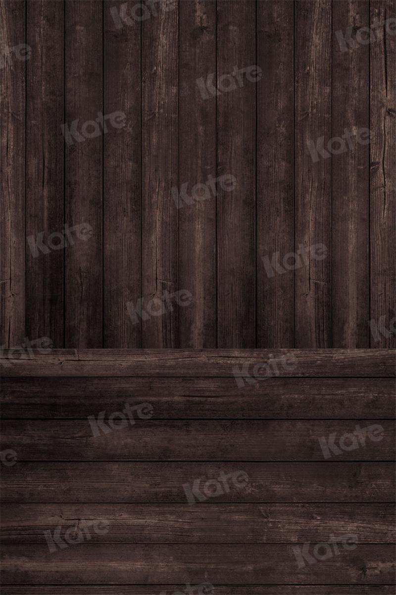 Kate Wood Grain Backdrop Plank Stitching for Photography