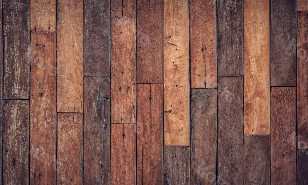 Kate Wood Grain Floor Backdrop Vintage Texture Rubber Floor Mat