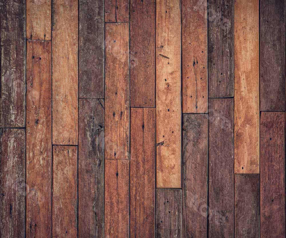 Kate Wood Grain Floor Backdrop Vintage Texture Designed by Chain Photography