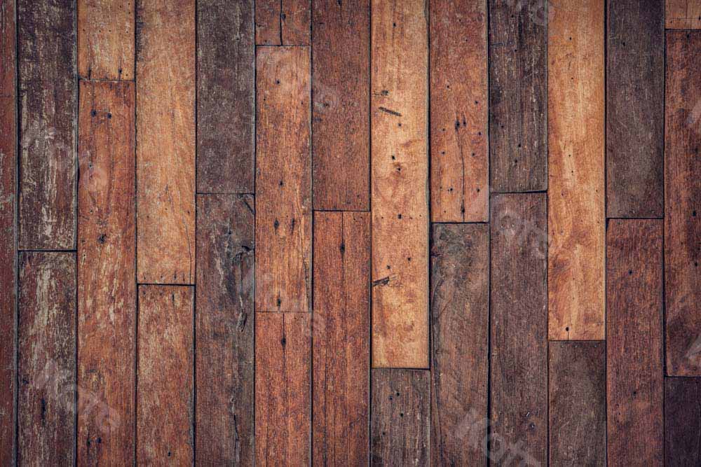 Kate Wood Grain Floor Backdrop Vintage Texture Designed by Chain Photography
