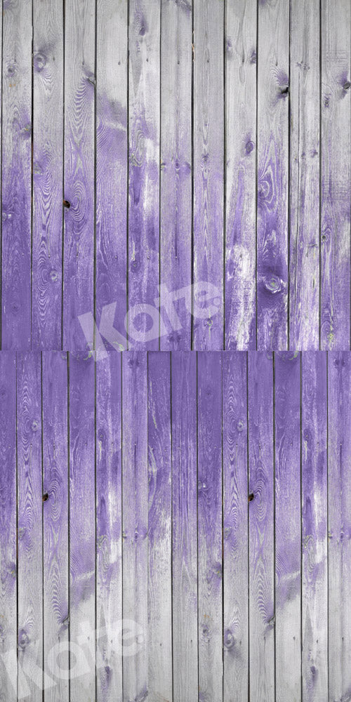 Kate  Wood Splicing Backdrop Part Purple Designed by Chain Photography