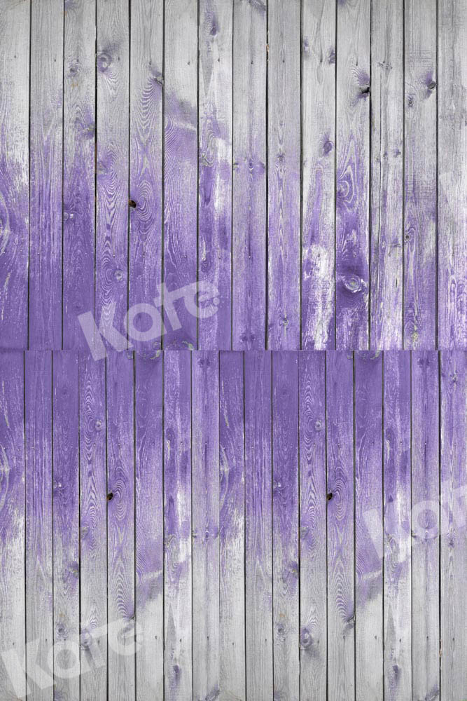 Kate  Wood Splicing Backdrop Part Purple Designed by Chain Photography