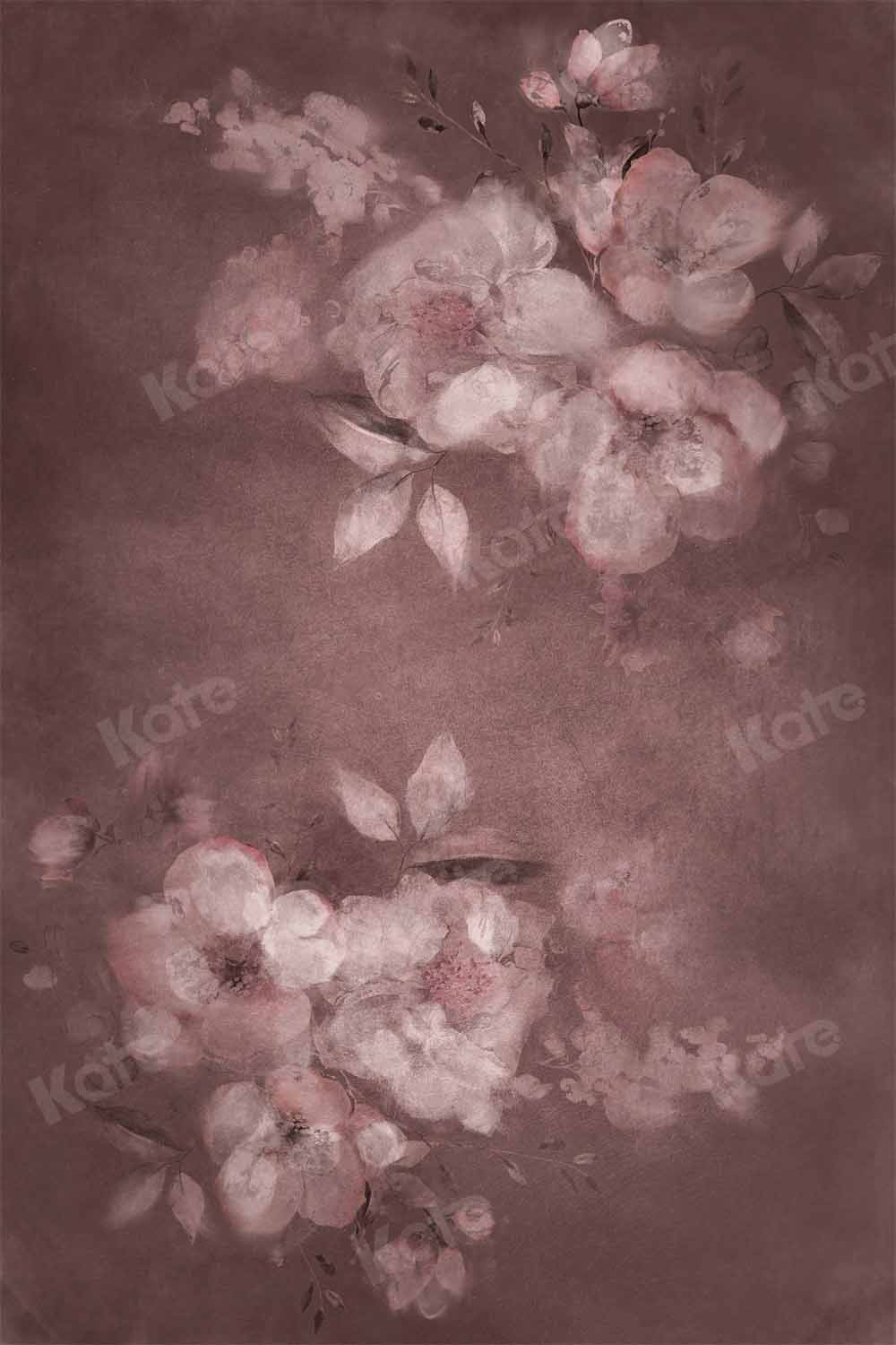 Kate Abstract Flower Backdrop Hand Painted Texture Designed by GQ