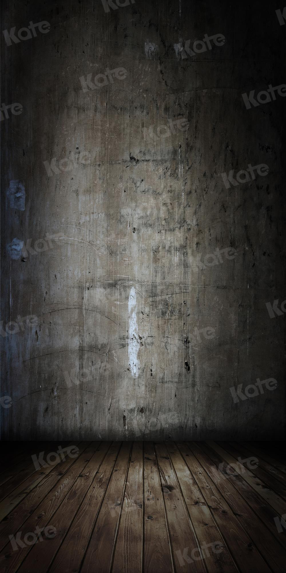 Kate Abstract Textured Dark Iron Concrete Wall liked Vintage Backdrop for Photography - Katebackdrop