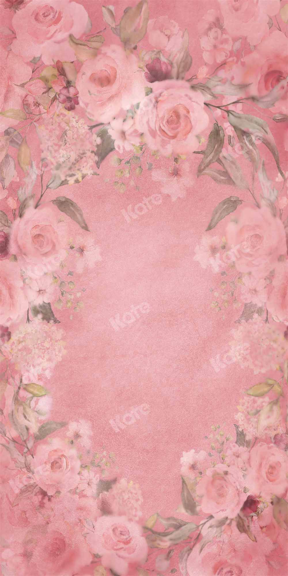 Canvas Of Rose Rhinestones. Background Stock Photo, Picture and