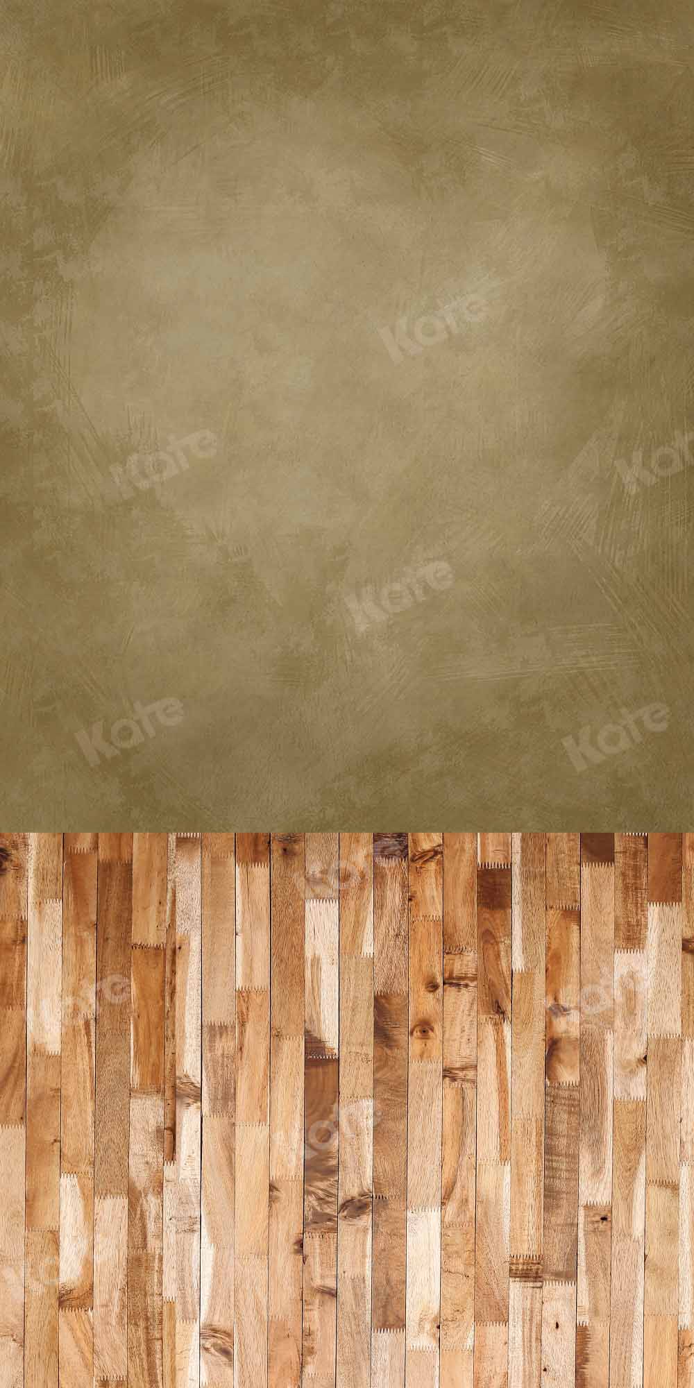 Kate Abstract Wooden Board Backdrop Stitching Designed by Chain Photography
