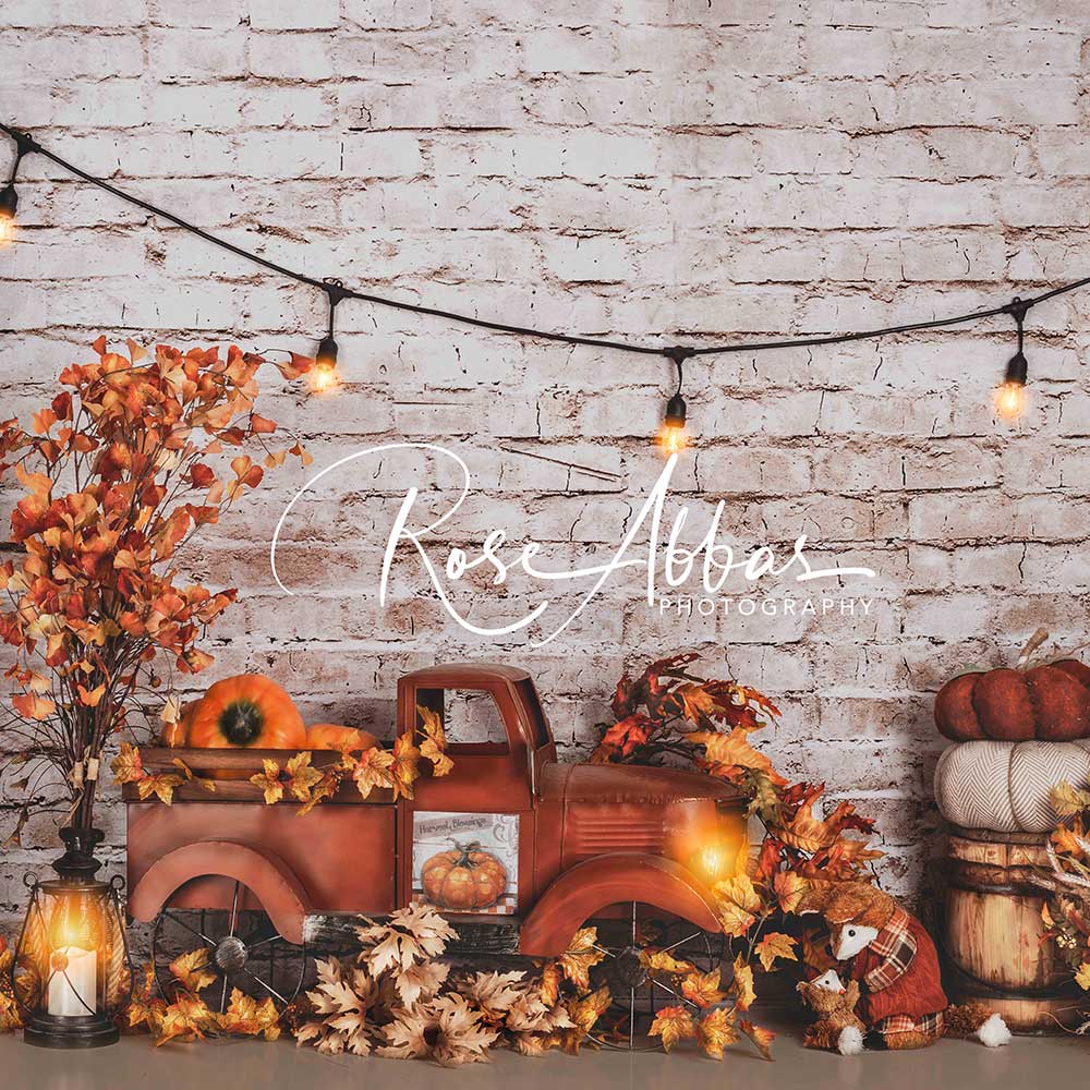 Kate Autumn Brick Wall Backdrop Truck Designed By Rose Abbas