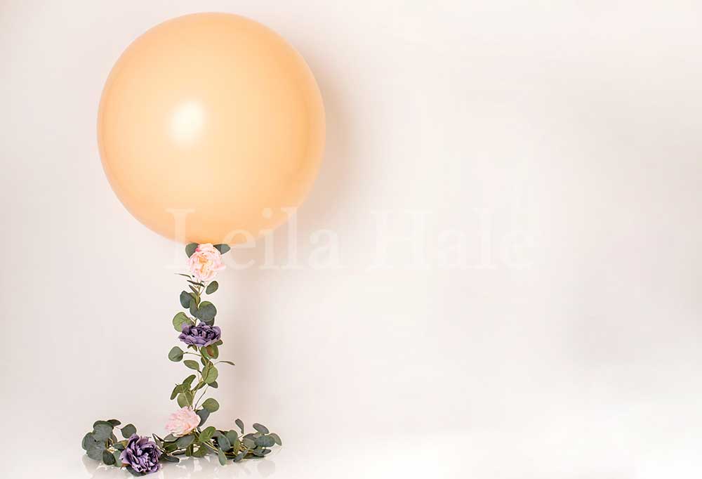 Kate Birthday Balloon Cream Backdrop Designed By Leila Hale