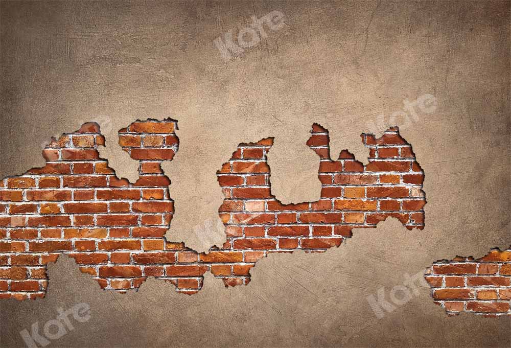 Kate Brick Wall Backdrop Abstract Texture Designed by Chain Photography