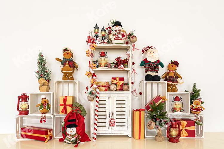 Kate Christmas Tree Gift Shelf Backdrop Designed by Emetselch