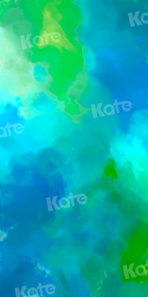 Kate Color Abstract Backdrop Blue Green Designed by Kate Image