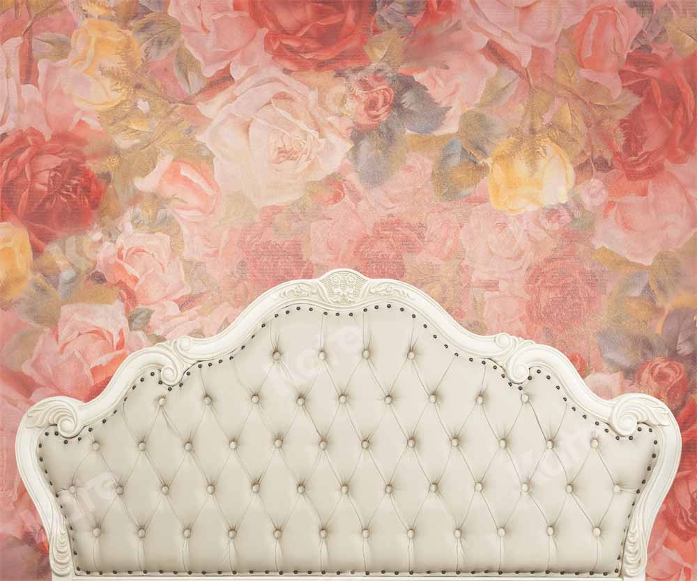 Kate Headboard Valentine's Day Backdrop Designed by Chain Photography