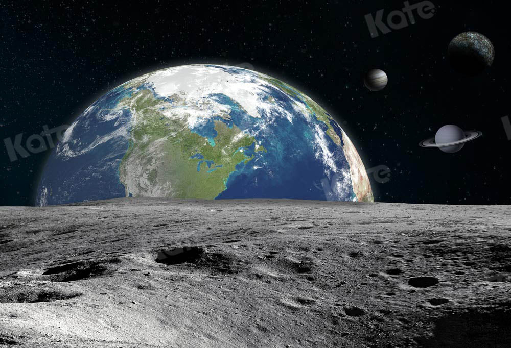 Kate Moon Surface Backdrop Earth Close-up Designed by Chain Photography