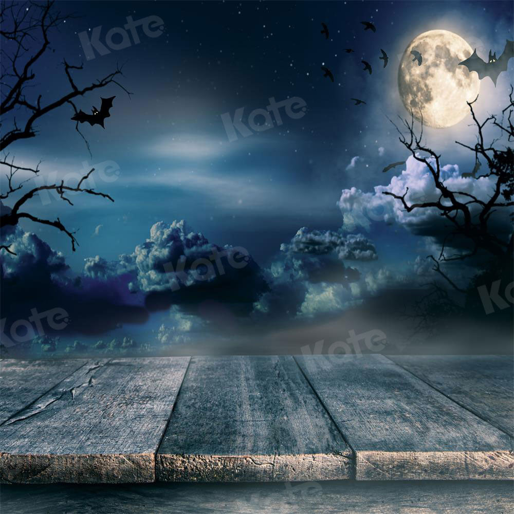 Kate Night Sky   Black clouds  Moon  Crow for Pictures