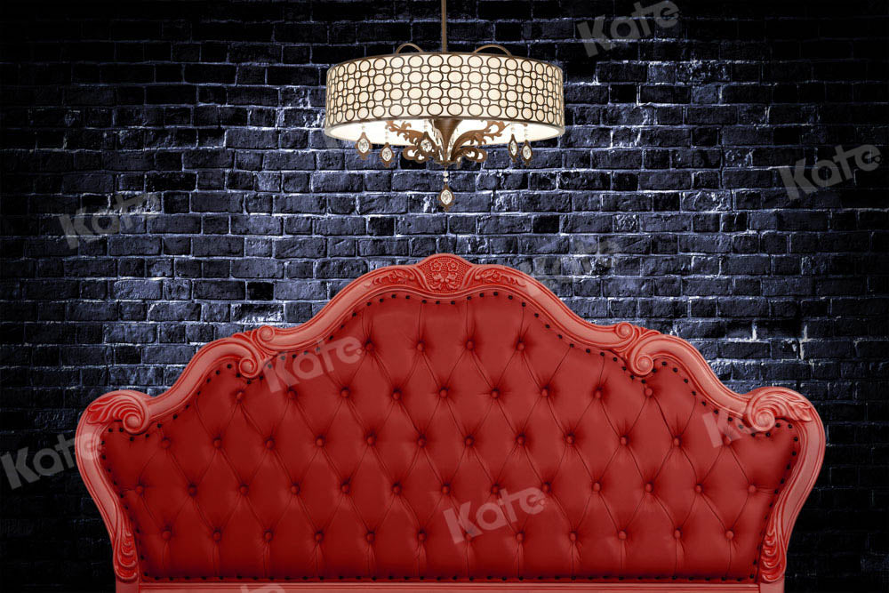 Kate Red Headboard Backdrop Romantic Valentine's Day Designed by Chain Photography