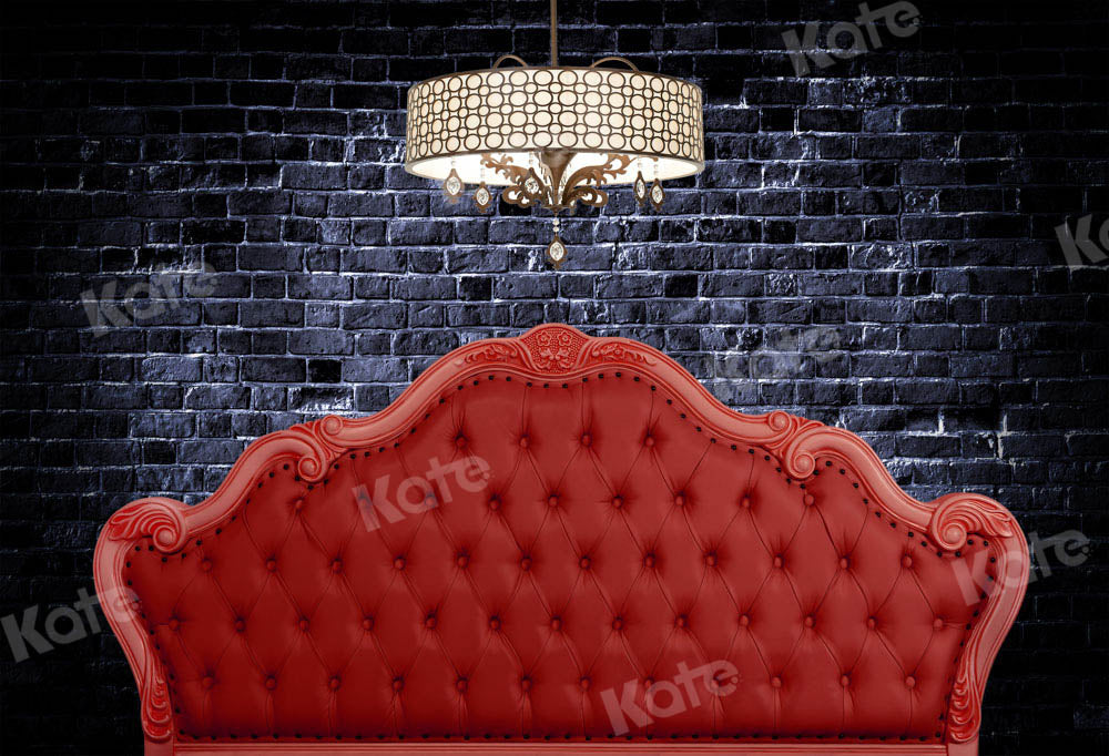 Kate Red Headboard Backdrop Romantic Valentine's Day Designed by Chain Photography