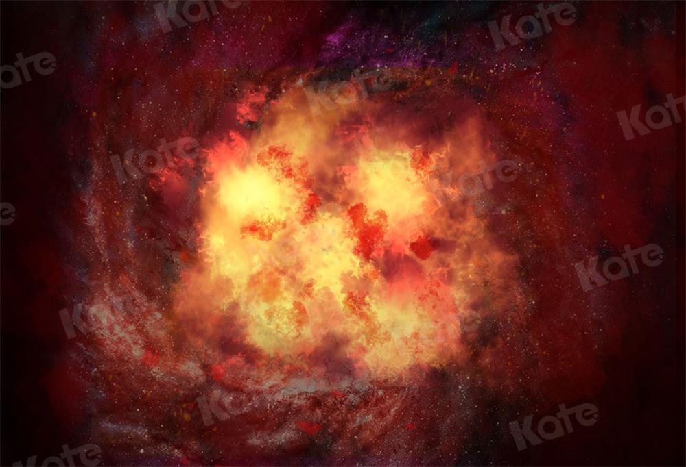 Kate Red Space Backdrop Universe Star Abstract for Photography