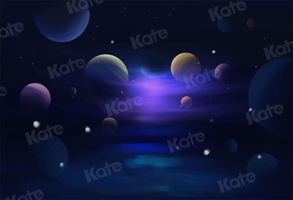Kate Space Planet Backdrop Night Sky for Photography
